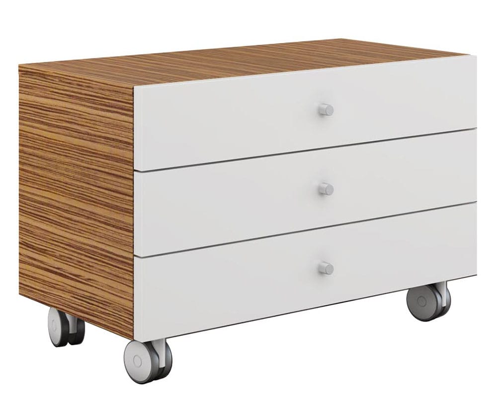 Тумба подкатная KYU c 3-мя ящиками 0,8 м