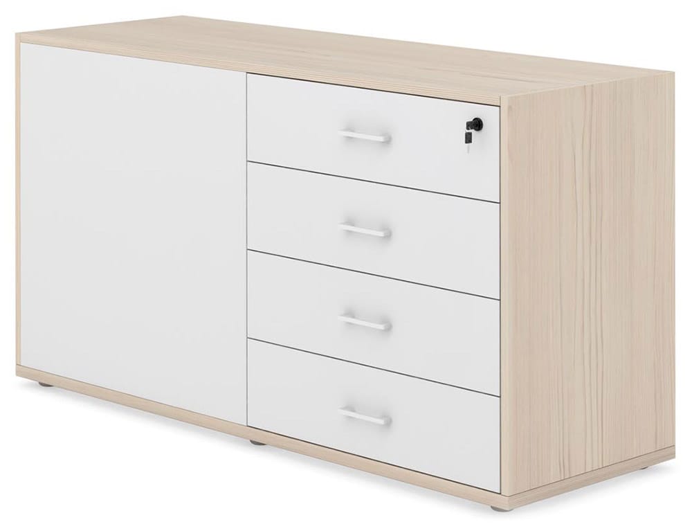 Приставная тумба TARGET 1,4 м правая (Rovere)