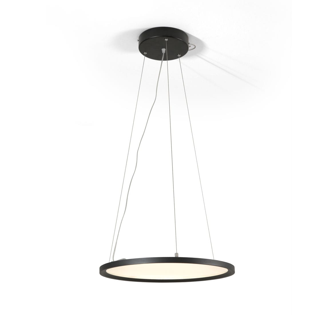 PIATTO 42W 50cm св-к подвесной ЧЕРНЫЙ