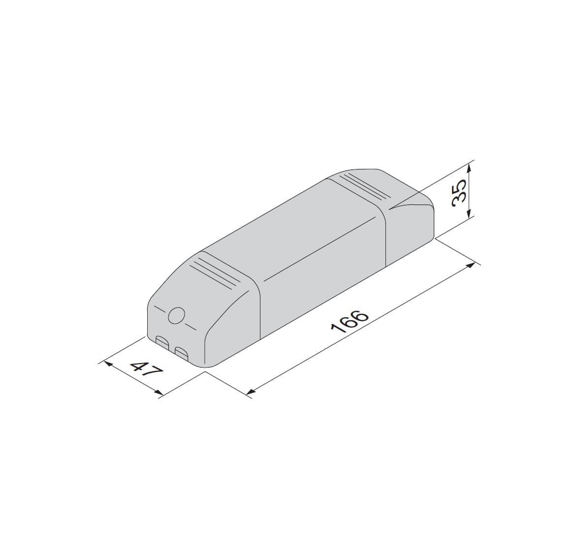 LED CONV 32W 700MA конвертер БЕЛЫЙ