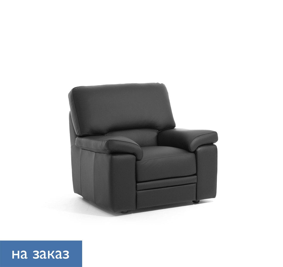 ELLA Кресло иск.кожа ЧЕРНЫЙ